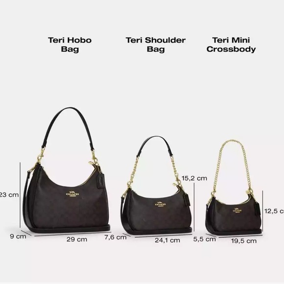 Black leather coach bag - Picture 5 of 5